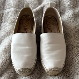 Sam Edelman White Espadrilles